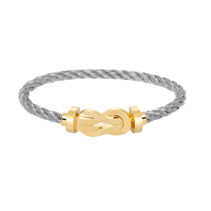 [AURORA]CHANCE LARGE 8 FIGURE BUCKLE NO DIAMOND BRACELET GOLD