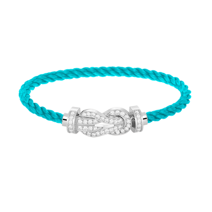 [AURORA]CHANCE GROSSES 8-FACH-ARMBAND MIT VOLLMUNDDIAMANTEN, SILBER