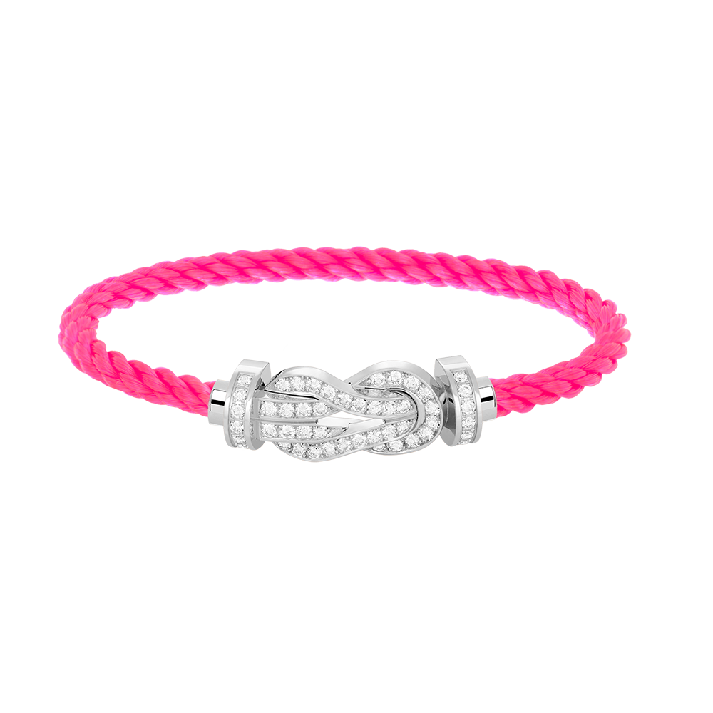 [AURORA]CHANCE GROSSES 8-FACH-ARMBAND MIT VOLLMUNDDIAMANTEN, SILBER