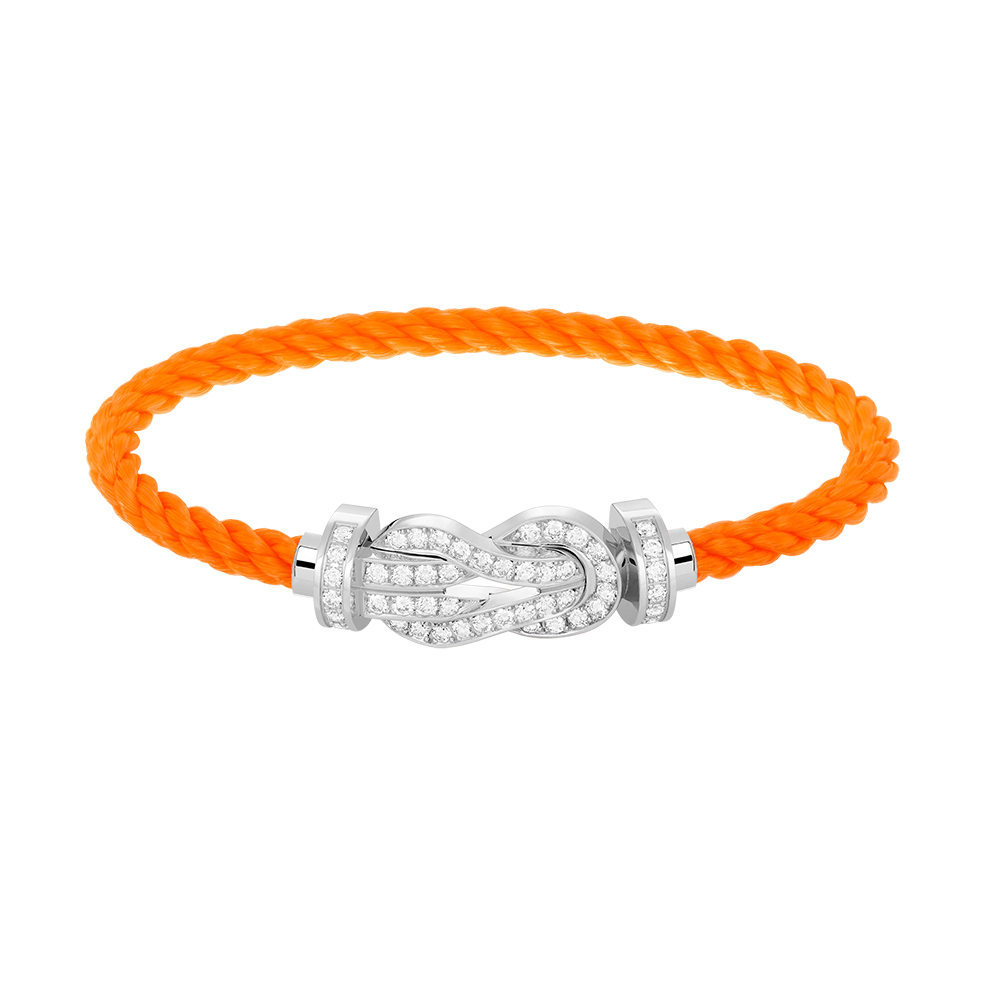 [AURORA]CHANCE GROSSES 8-FACH-ARMBAND MIT VOLLMUNDDIAMANTEN, SILBER