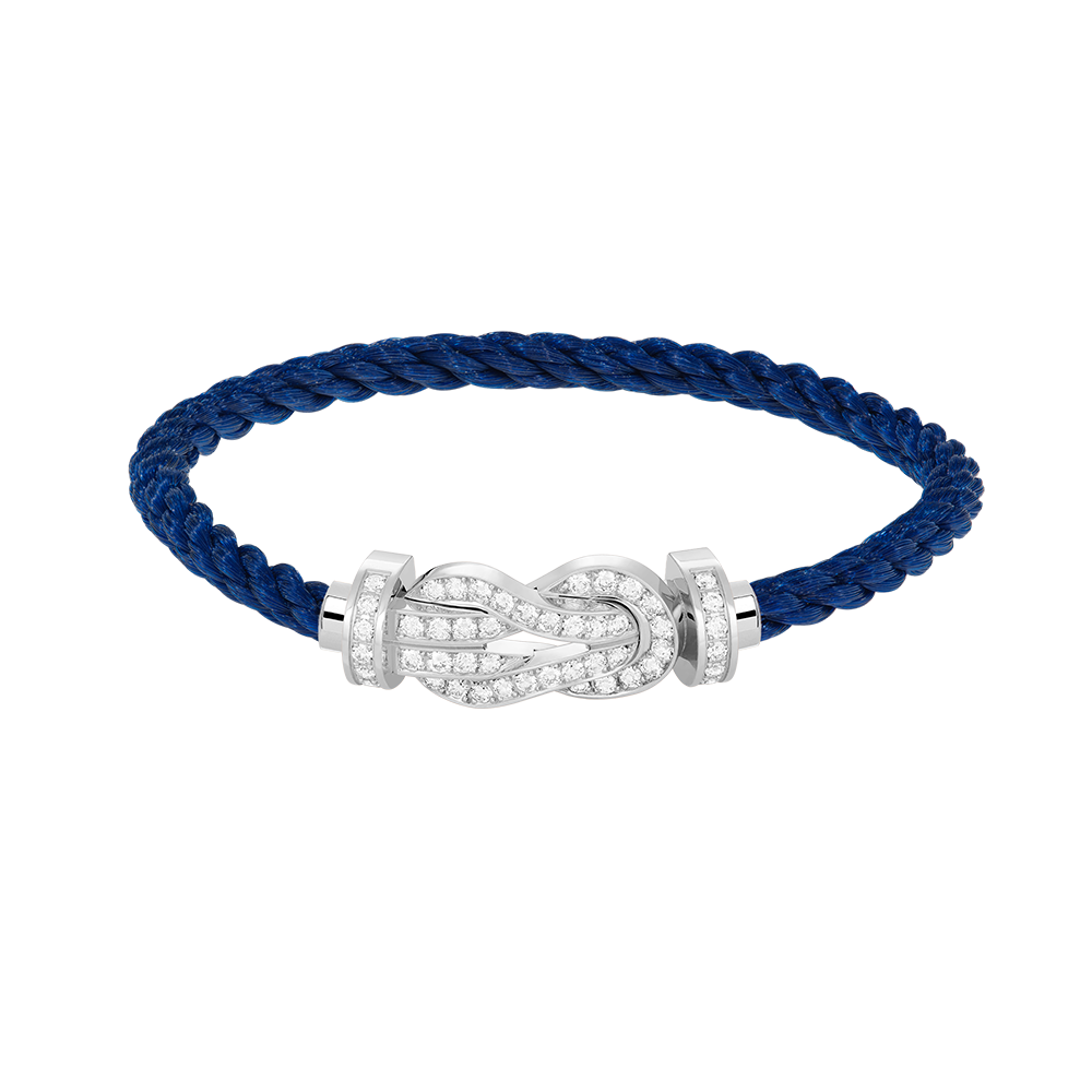 [AURORA]CHANCE GROSSES 8-FACH-ARMBAND MIT VOLLMUNDDIAMANTEN, SILBER
