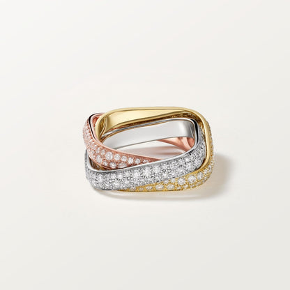 [AURORA]TRINITY 3.5MM CUSHION RING COLLECTION