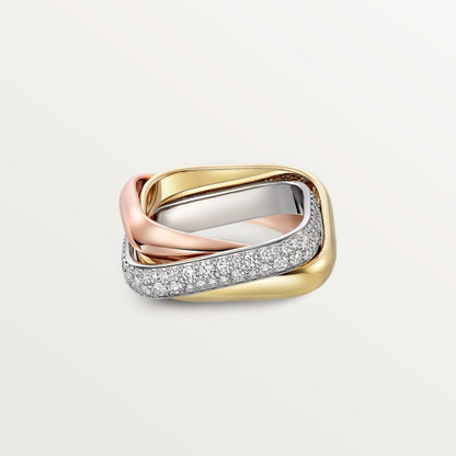 [AURORA]TRINITY 3.5MM CUSHION RING COLLECTION