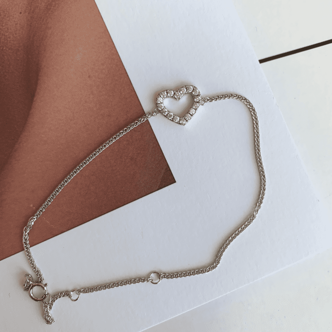 [AURORA]Heart Shape Lover Bracelet