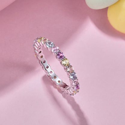 [AURORA]Dazzling Resplendent Round Cut Party Ring