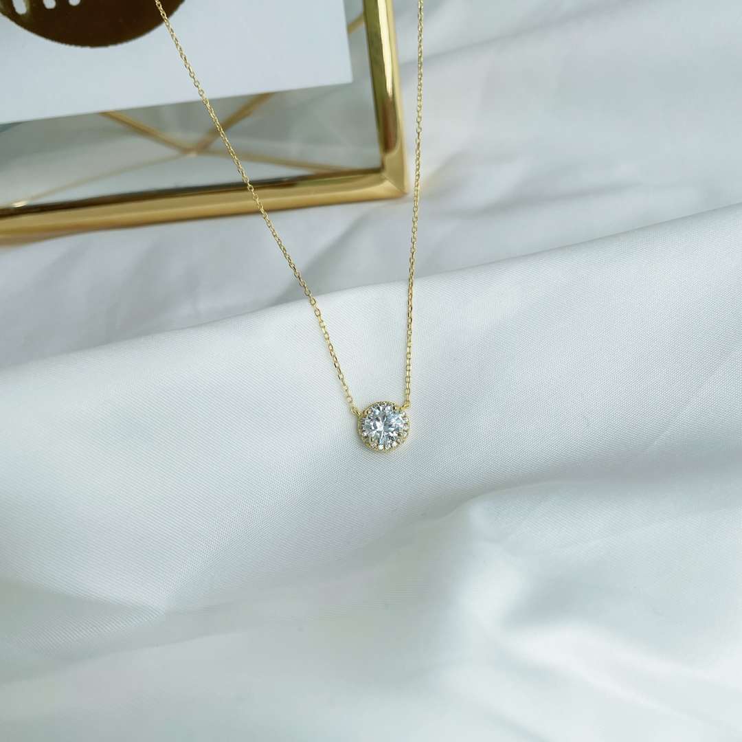 [AURORA]Luxurious Round Cut Necklace