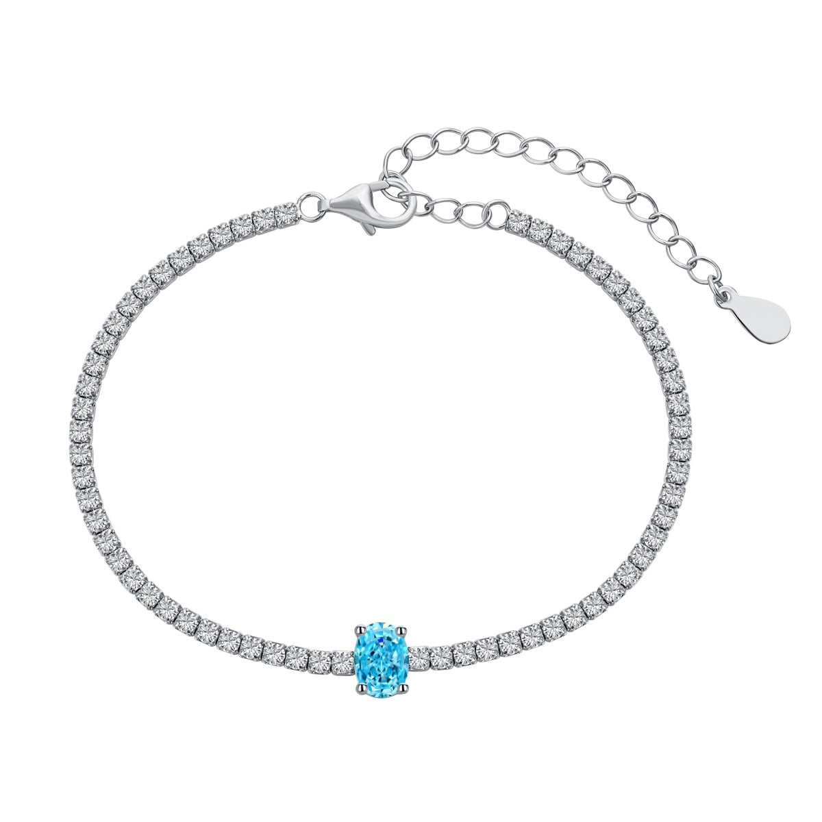 [AURORA]0.75 Carat Exquisite Oval Cut Daily Bracelet
