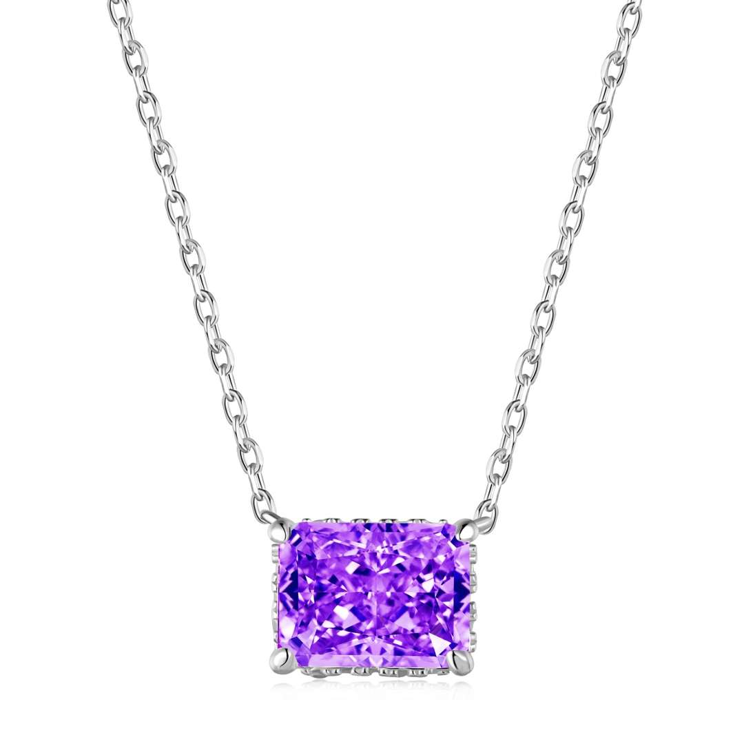 [AURORA]Luxurious Square Shape Colorful Necalack