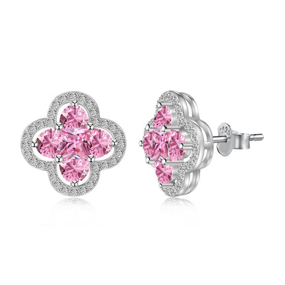 [AURORA]Lucky Four-Leaf Clover Exquisite Earrings