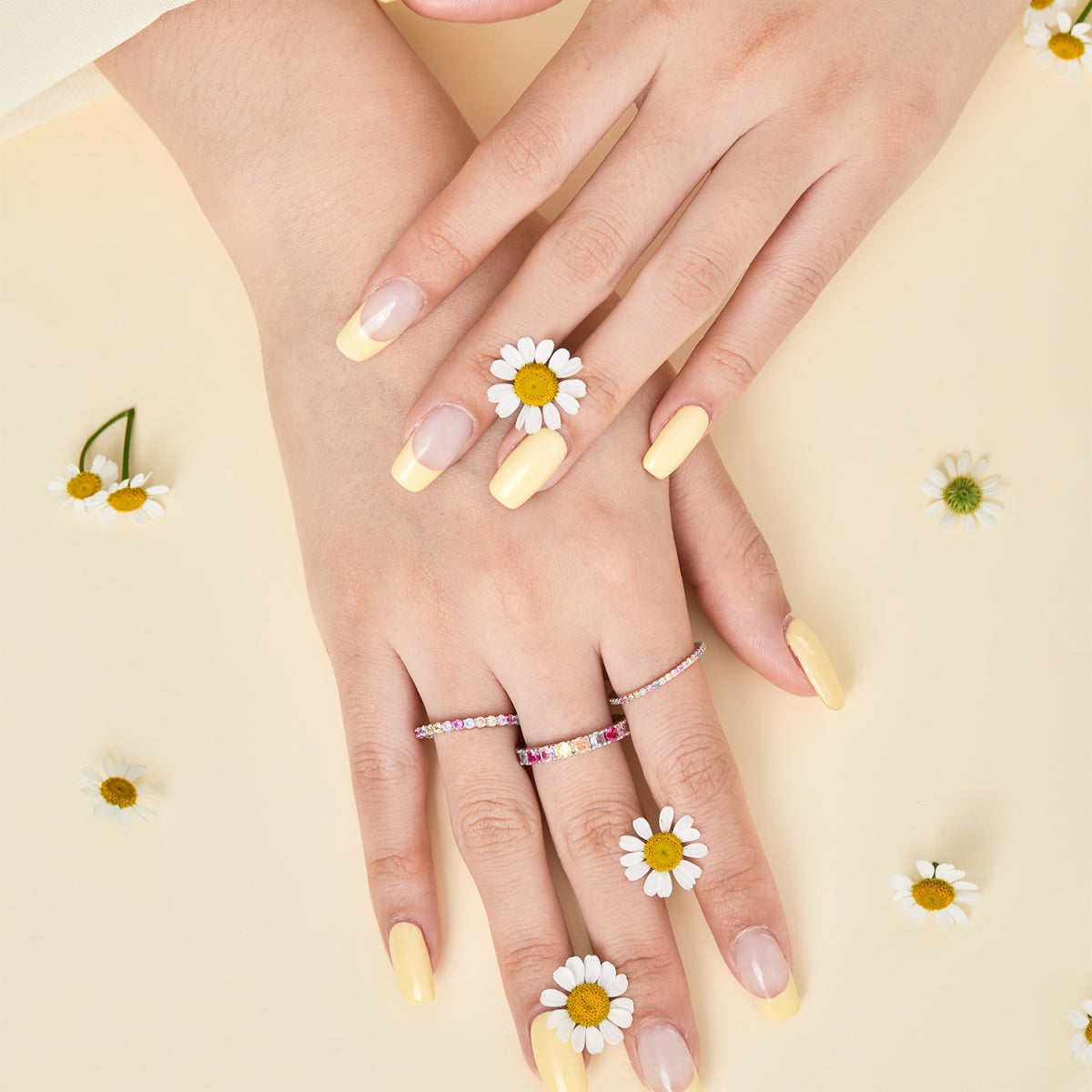 [AURORA]Elegant Vivid Round Cut Daily Ring
