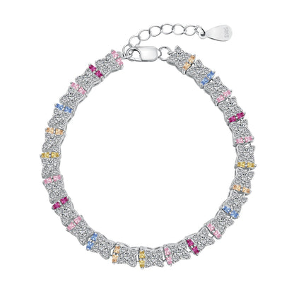 [AURORA]Unique Colorful Flower Shape Daily Bracelet