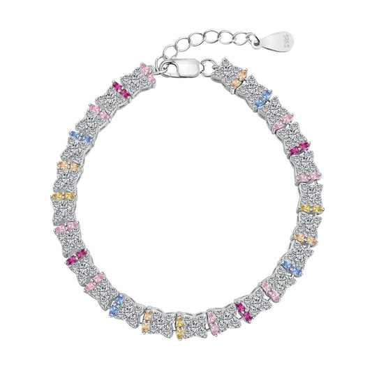 [AURORA]Unique Colorful Flower Shape Daily Bracelet