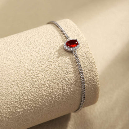 [AURORA]Exquisite Oval Shape Bracelet