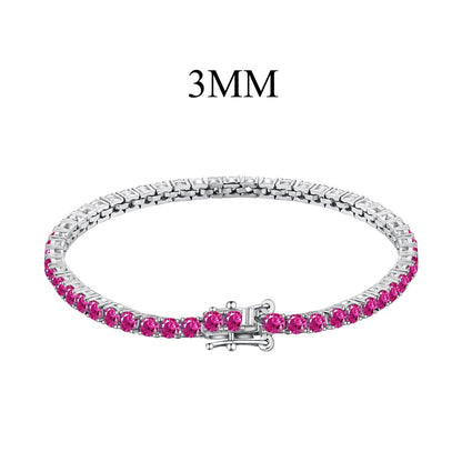 [AURORA]Radiant Colorful Round Cut Party Bracelet