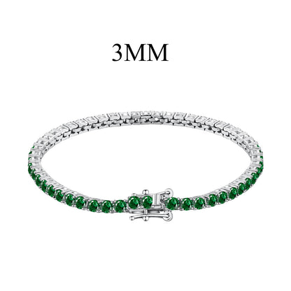 [AURORA]Radiant Colorful Round Cut Party Bracelet