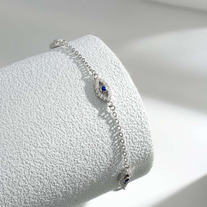 [AURORA]Evil Eye Shape Pendent Necklace