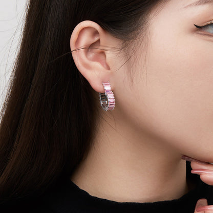 [AURORA]Radiant Heart Cutout Earrings