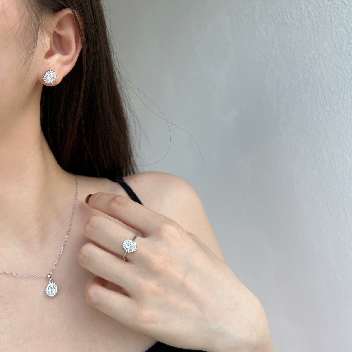 [AURORA]Delicate Radiant Oval Cut Daily Earrings