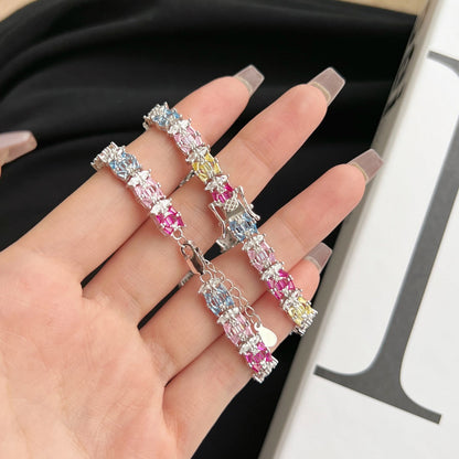 [AURORA]Delicate Colorful Multi Cut Party Bracelet