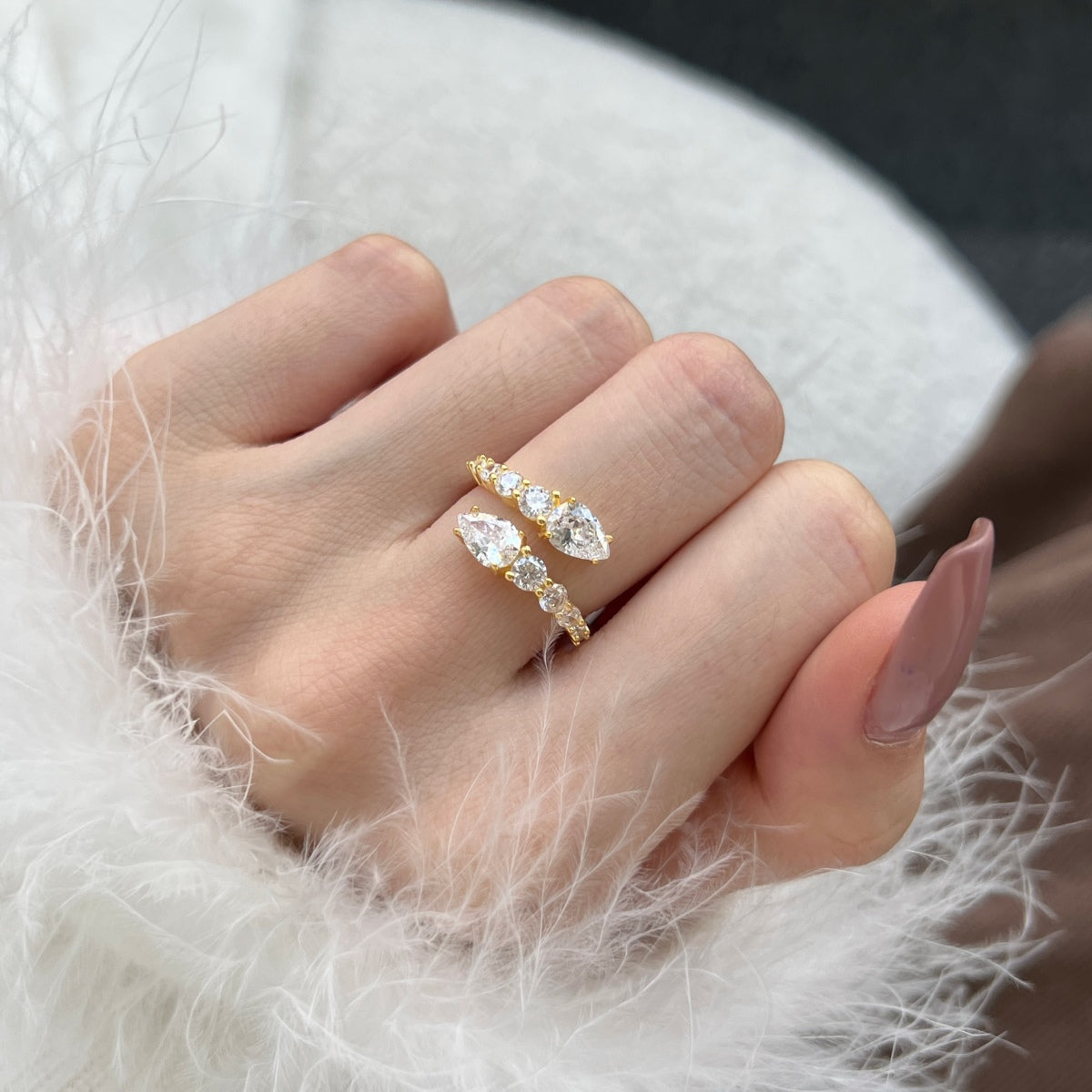 [AURORA]Delicate Lively Snake Shape Daily Ring