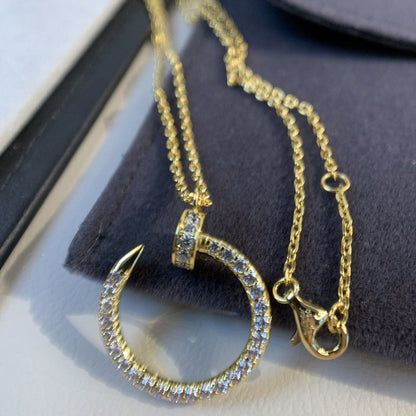 [AURORA]JUSTE-HALSKETTE MIT GOLDDIAMANTEN 