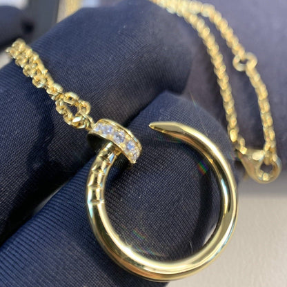 [AURORA]JUSTE-HALSKETTE MIT GOLDDIAMANTEN 