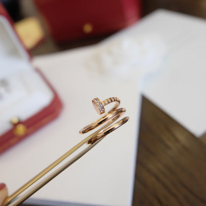 [AURORA]JUSTE リング 1.8mm ピンクゴールド ダブルロウ