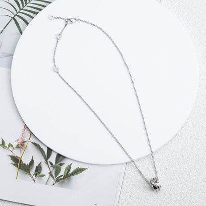 [AURORA]PARENTESI NECKLACE SILVER