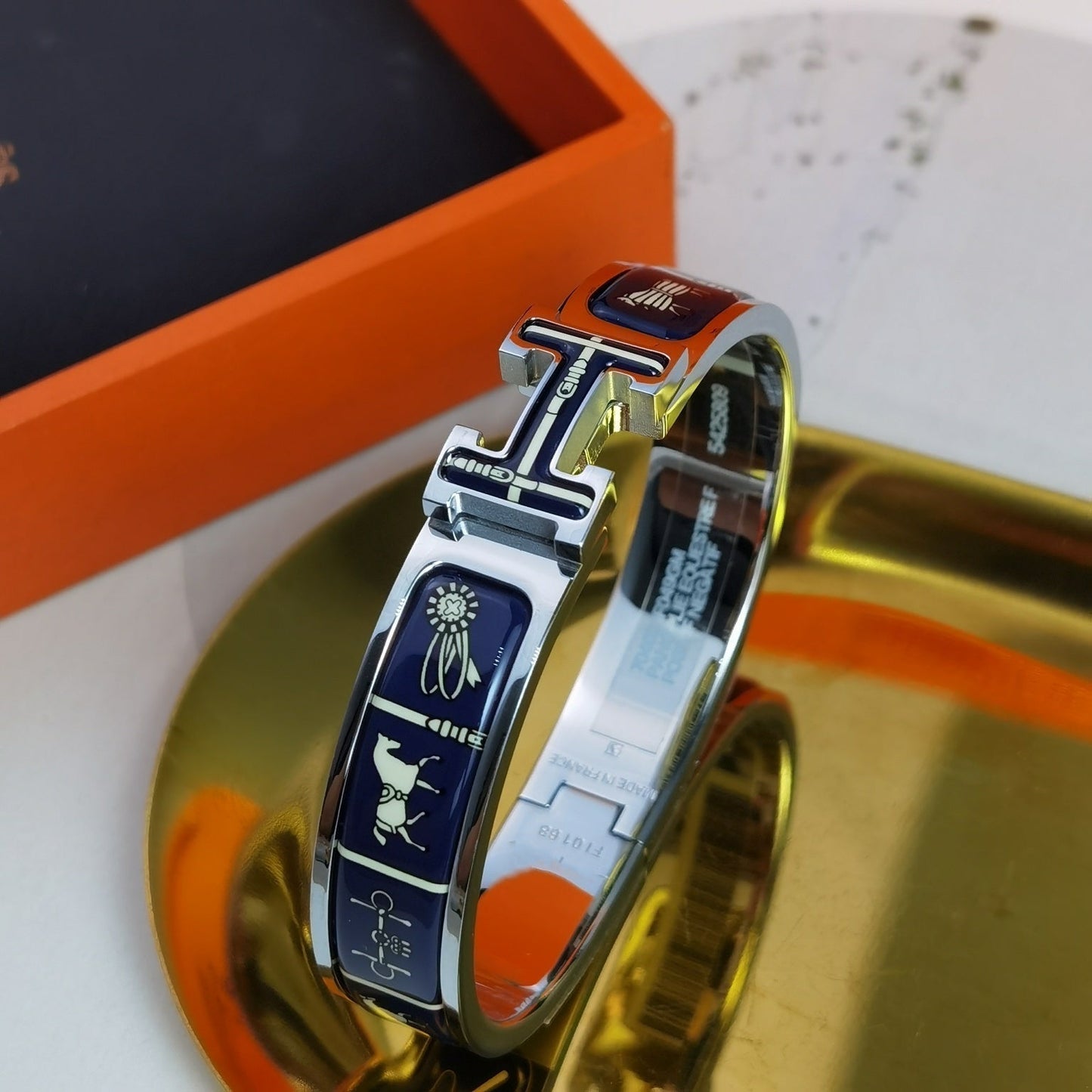 [AURORA]H COUVERTURES DARK BLUE BRACELET