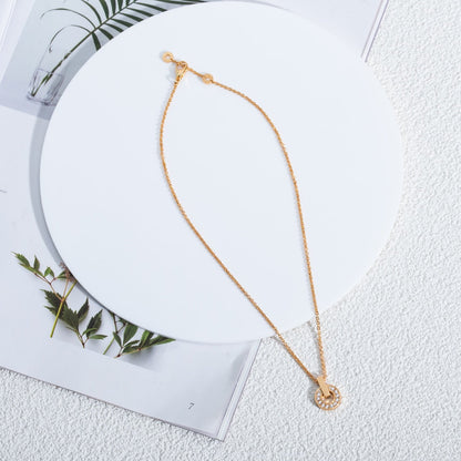 [AURORA]GARI NECKLACE PINK GOLD DIAMOND