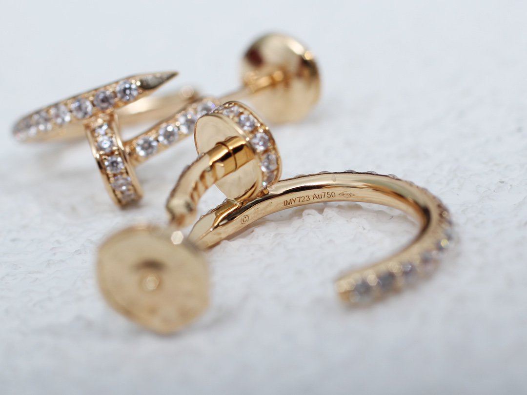 [AURORA]JUSTE イヤリング 12.75mm ピンクゴールド ダイヤモンド