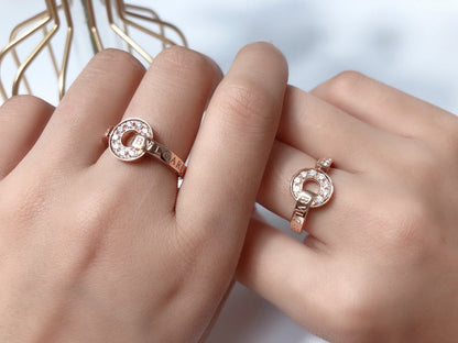 [AURORA]DREAM RING DIAMOND PINK GOLD