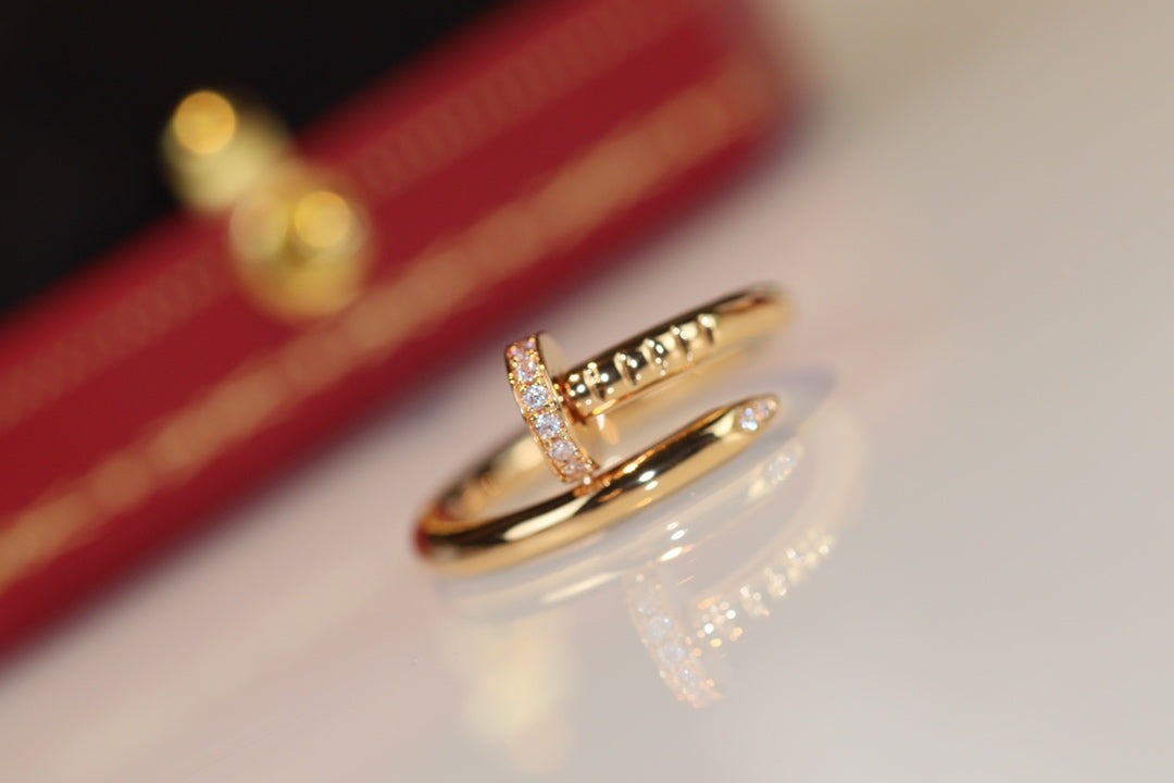 [AURORA]JUSTE RING 2.65MM GOLD DIAMOND
