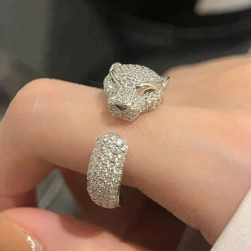 [AURORA]PANTHERE 5.5MM ALL DIAMOND RING