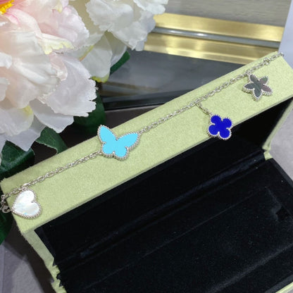 [basloveJW]LUCKY SPRING SILBERARMBAND 4 MOTIV