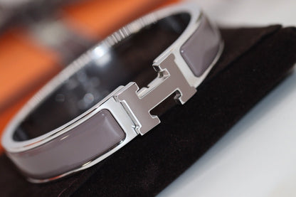 [オーロラ]Hブレスレット 12mm ブラウン