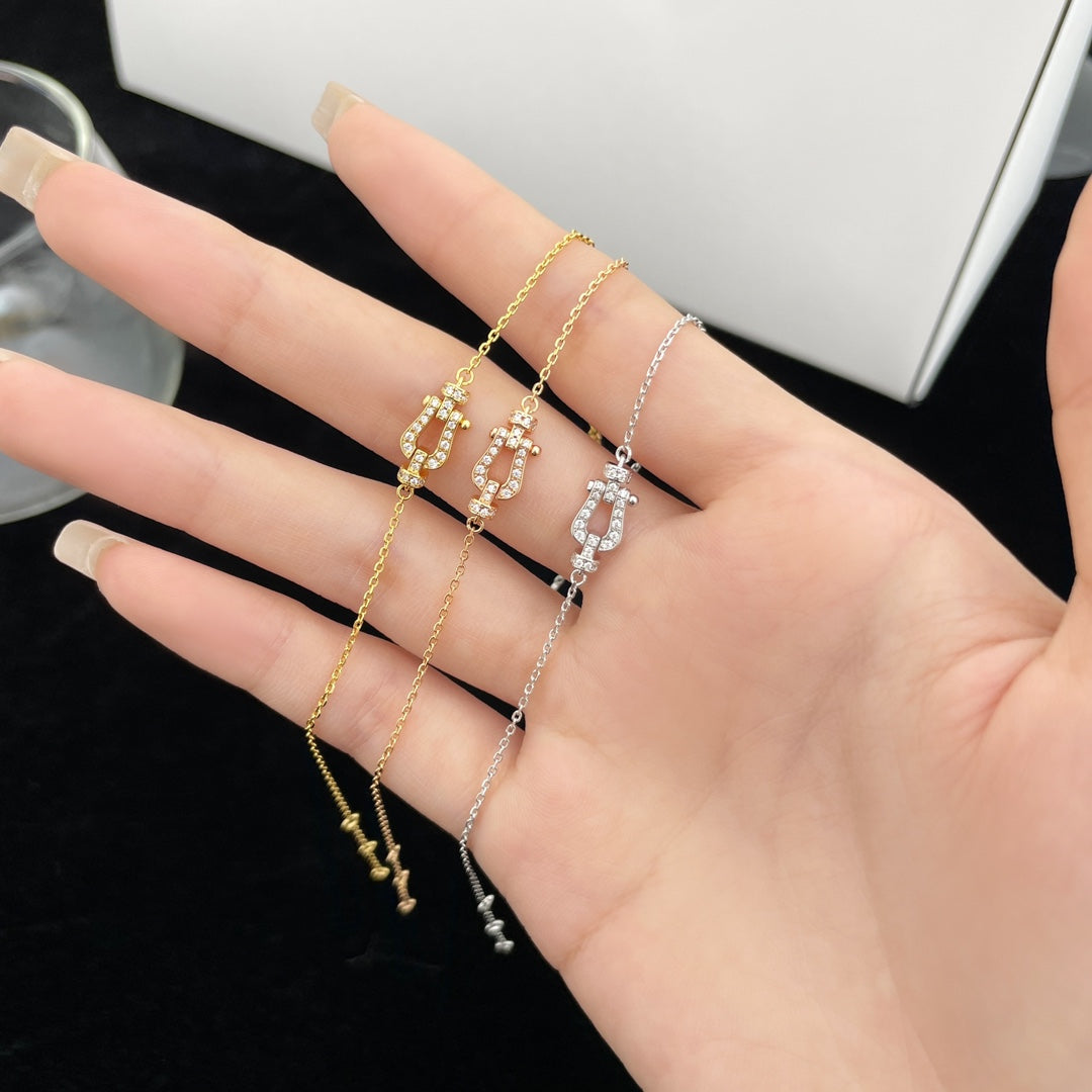 [AURORA]FORCE 10 FULL DIAMOND BUCKLE CHAIN LINK MINI MODEL