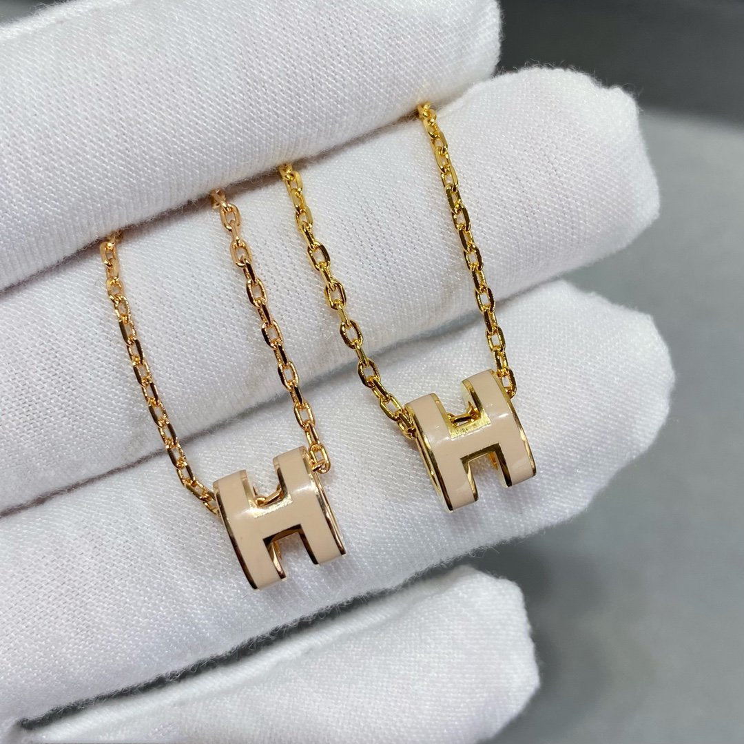 [AURORA]MINI POP H NECKLACE
