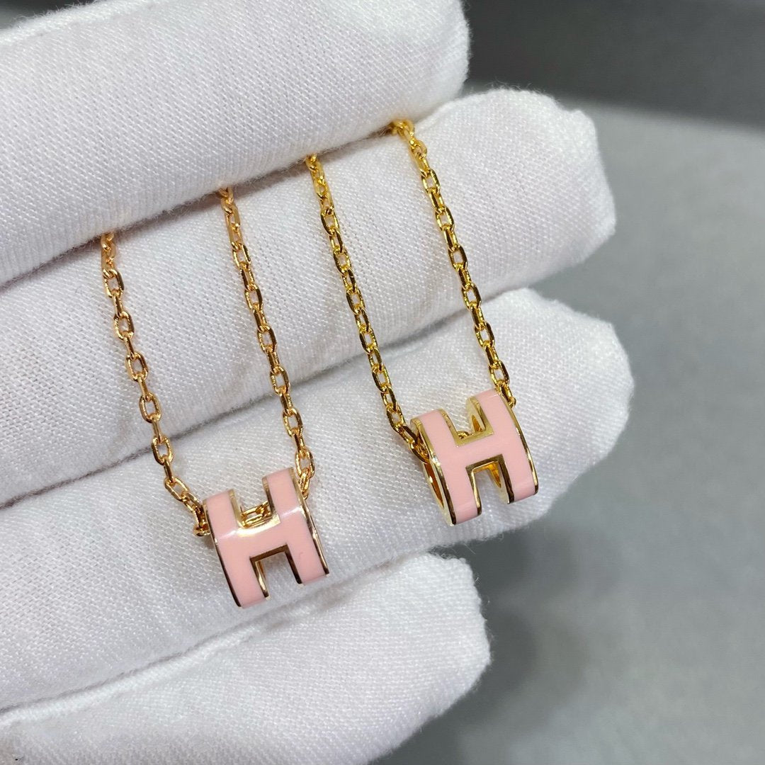 [AURORA]MINI POP H NECKLACE