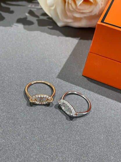 [AURORA]RONDE KLEINER DIAMANTRING