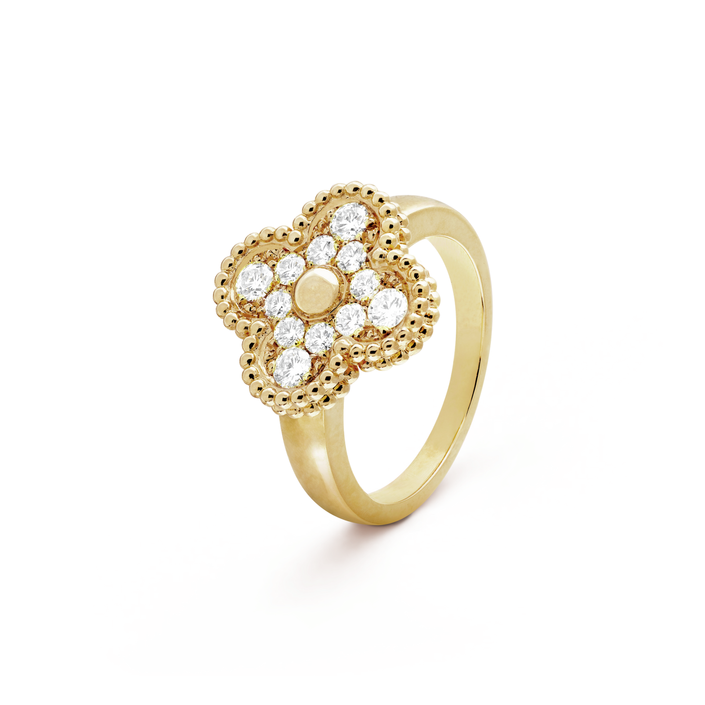 [AURORA]CLOVER DIAMOND RING