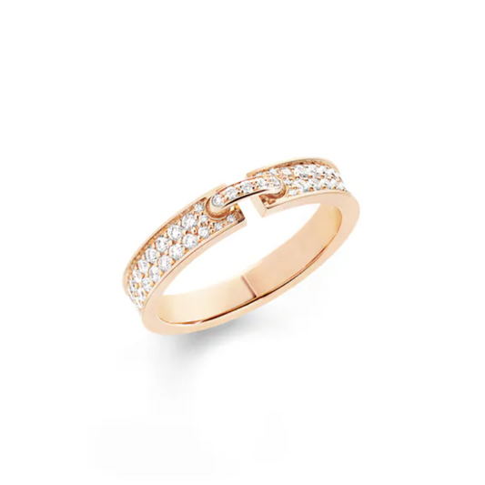 [AURORA]ALLIANCE LIENS VIDENCE PAVED DIAMOND 4MM RING