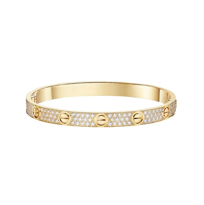 [AURORA]LOVE BRACELET 6.1MM DIAMOND-PAVED