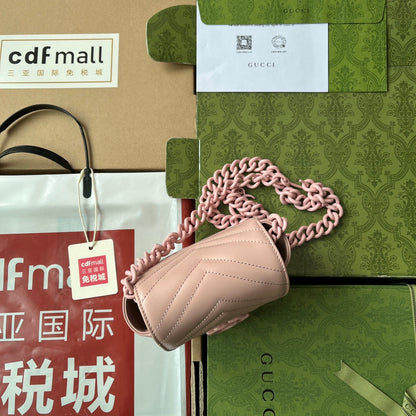 MARMONT BAG 12 IN LIGHT PINK CALFSKIN