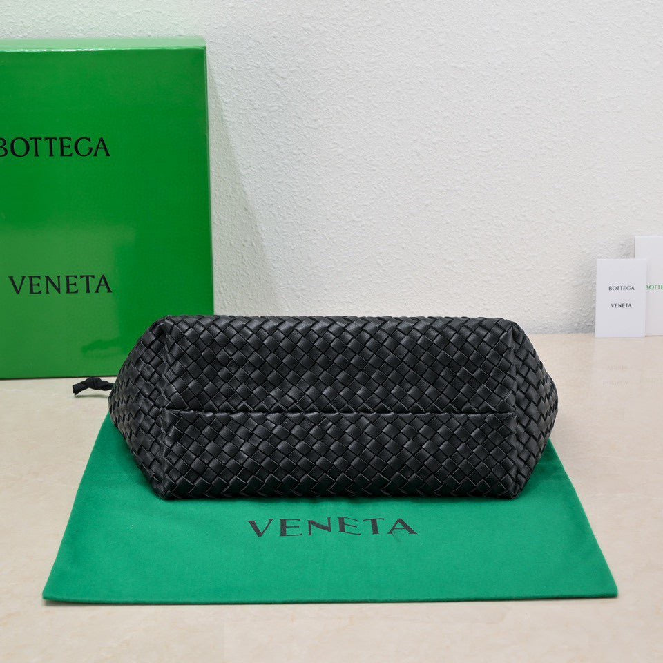 Large Cabat 45cm Black Lambskin Ghw