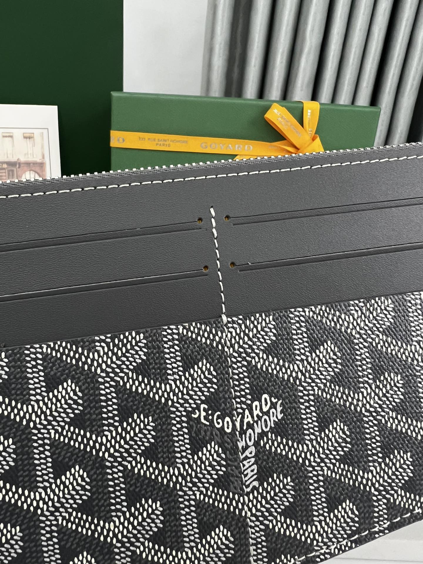 INSERT LOUISE 21 IN GREY GOYARDINE CANVAS