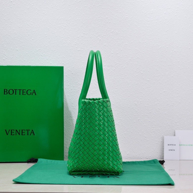 Large Cabat 45cm Green Lambskin Ghw