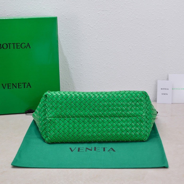 Large Cabat 45cm Green Lambskin Ghw