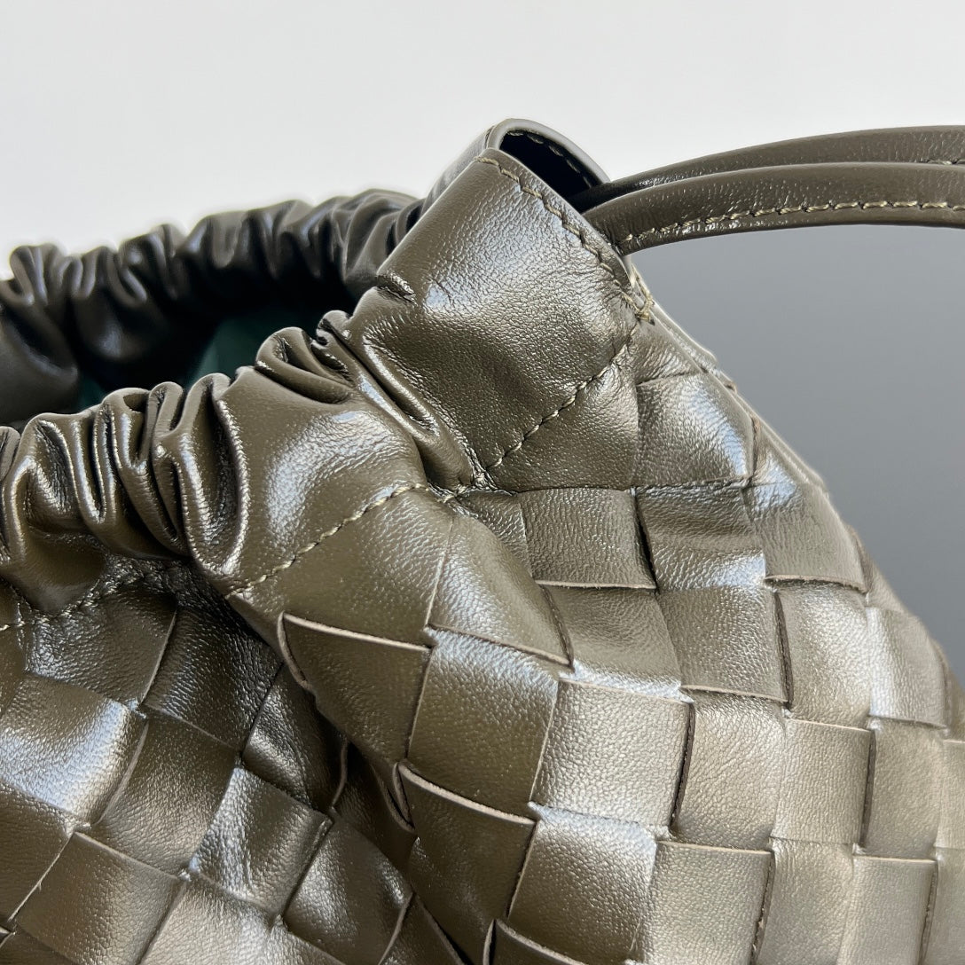 DUSTBAG MEDIUM 32 IN ARMY GREEN CALFSKIN