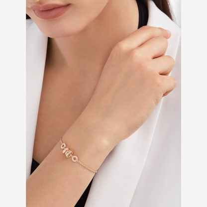 [AURORA]ZERO 1 SOFT PINK GOLD BRACELET
